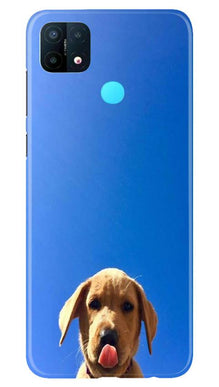 Dog Mobile Back Case for Oppo A15 (Design - 332)