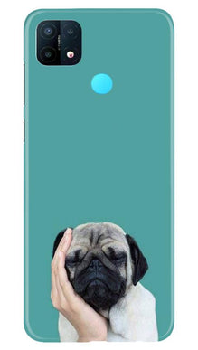 Puppy Mobile Back Case for Oppo A15 (Design - 333)