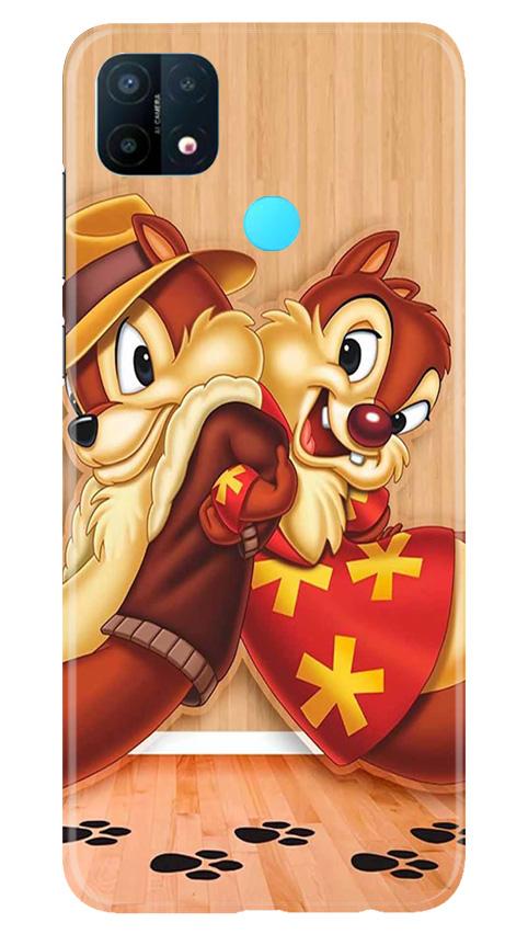 Chip n Dale Mobile Back Case for Oppo A15 (Design - 335)