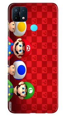 Mario Mobile Back Case for Oppo A15 (Design - 337)