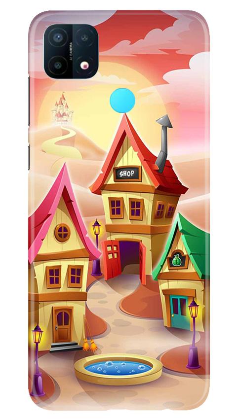 Sweet Home Mobile Back Case for Oppo A15 (Design - 338)