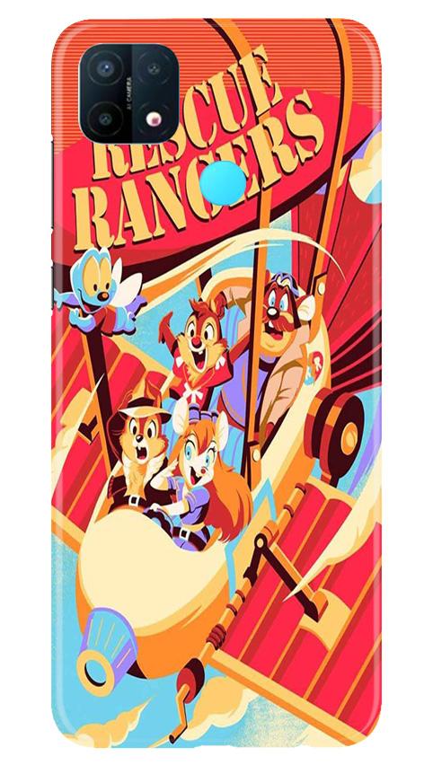 Rescue Rangers Mobile Back Case for Oppo A15 (Design - 341)