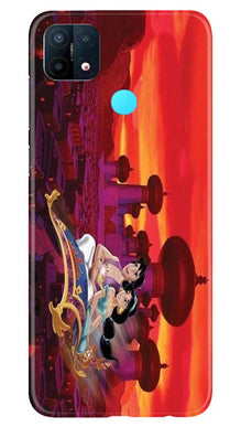 Aladdin Mobile Back Case for Oppo A15 (Design - 345)