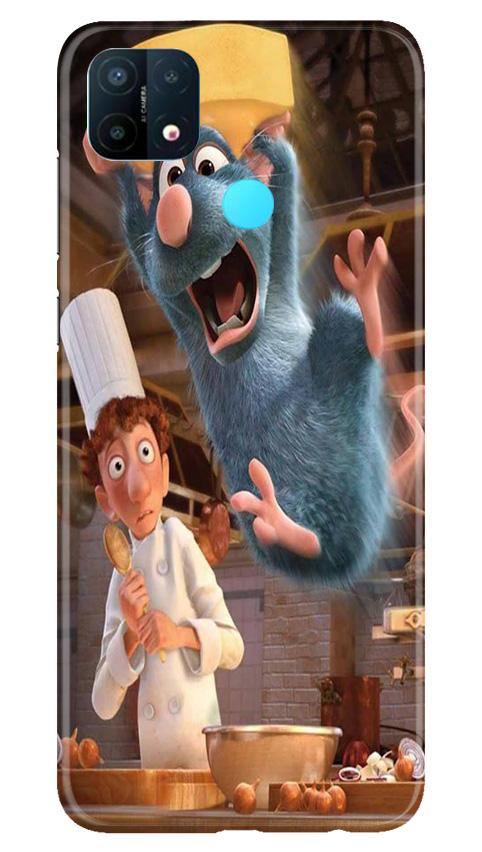 Ratatouille Mobile Back Case for Oppo A15 (Design - 347)