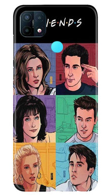 Friends Mobile Back Case for Oppo A15 (Design - 357)
