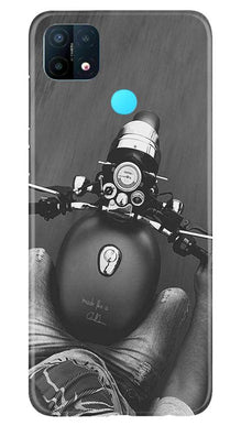 Royal Enfield Mobile Back Case for Oppo A15 (Design - 382)