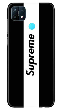 Supreme Mobile Back Case for Oppo A15 (Design - 388)