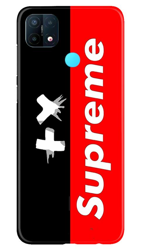 Supreme Mobile Back Case for Oppo A15 (Design - 389)