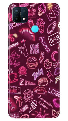 Party Theme Mobile Back Case for Oppo A15 (Design - 392)