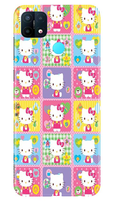 Kitty Mobile Back Case for Oppo A15 (Design - 400)