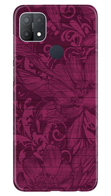 Purple Backround Mobile Back Case for Oppo A15s (Design - 22)