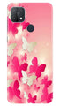 White Pick Butterflies Case for Oppo A15s