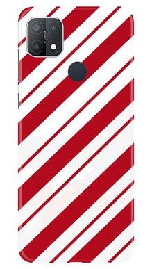 Red White Mobile Back Case for Oppo A15s (Design - 44)