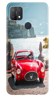 Vintage Car Mobile Back Case for Oppo A15s (Design - 51)