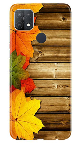 Wooden look3 Case for Oppo A15s