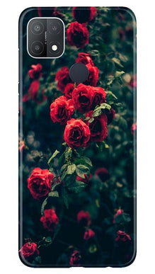 Red Rose Mobile Back Case for Oppo A15s (Design - 66)