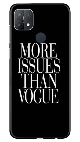 More Issues than Vague Case for Oppo A15s