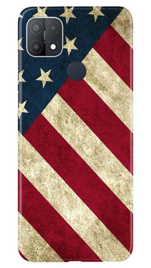 America Mobile Back Case for Oppo A15s (Design - 79)