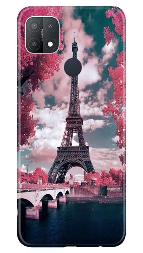 Eiffel Tower Case for Oppo A15s  (Design - 101)