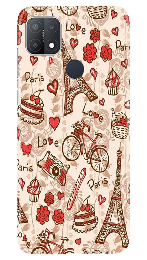 Love Paris Case for Oppo A15s  (Design - 103)