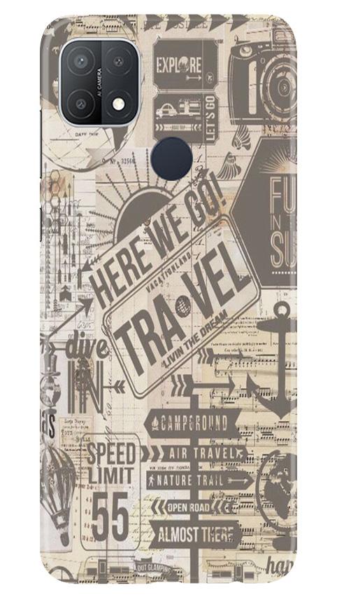 Travel Case for Oppo A15s  (Design - 104)