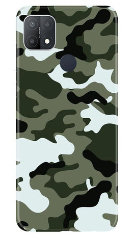 Army Camouflage Case for Oppo A15s(Design - 108)