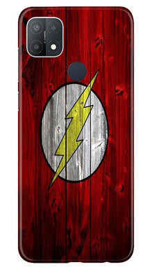 Flash Superhero Mobile Back Case for Oppo A15s  (Design - 116)