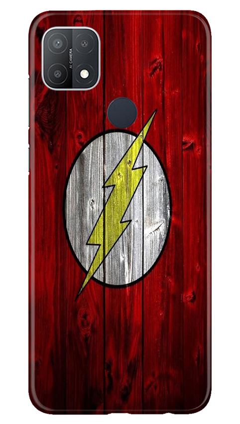 Flash Superhero Case for Oppo A15s  (Design - 116)