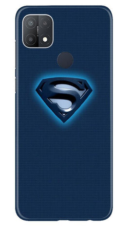 Superman Superhero Case for Oppo A15s(Design - 117)