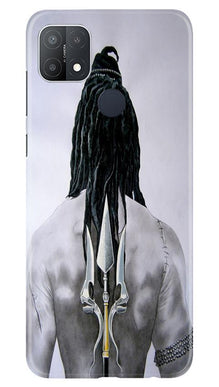 Lord Shiva Mobile Back Case for Oppo A15s  (Design - 135)
