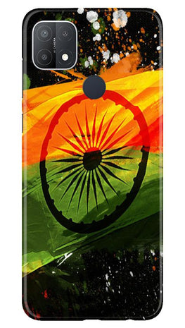 Indian Flag Case for Oppo A15s(Design - 137)