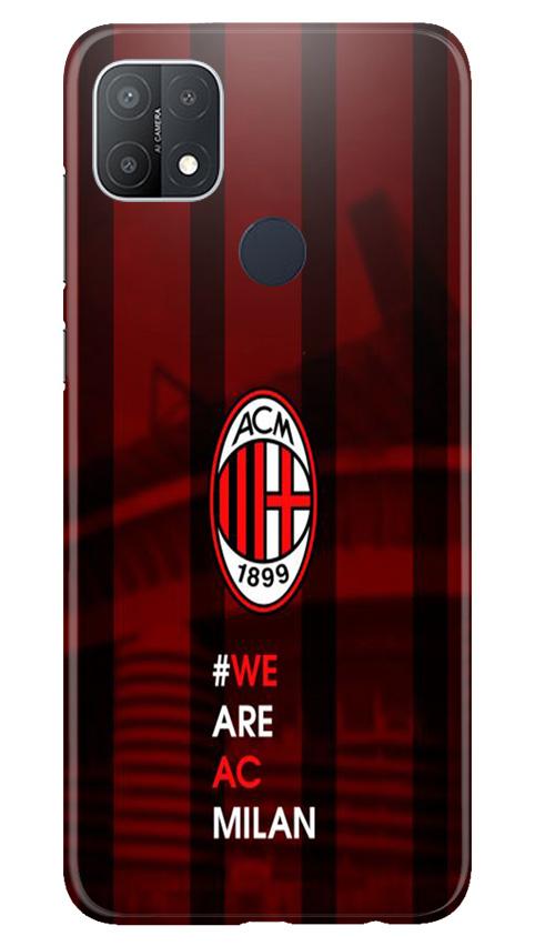 AC Milan Case for Oppo A15s  (Design - 155)