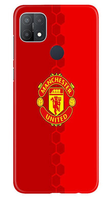 Manchester United Mobile Back Case for Oppo A15s  (Design - 157)