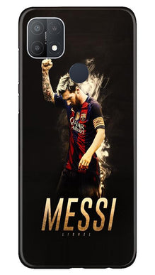 Messi Mobile Back Case for Oppo A15s  (Design - 163)