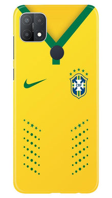 Brazil Mobile Back Case for Oppo A15s  (Design - 176)
