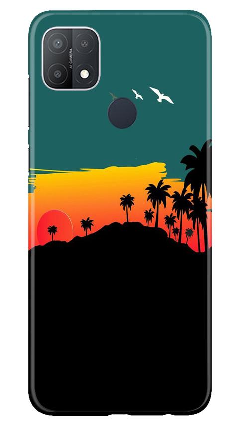 Sky Trees Case for Oppo A15s (Design - 191)