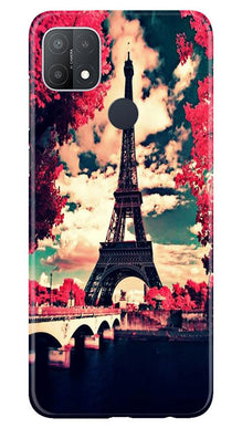 Eiffel Tower Mobile Back Case for Oppo A15s (Design - 212)