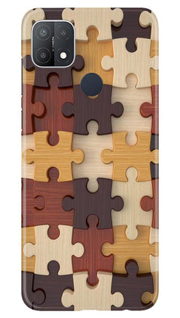 Puzzle Pattern Case for Oppo A15s (Design No. 217)