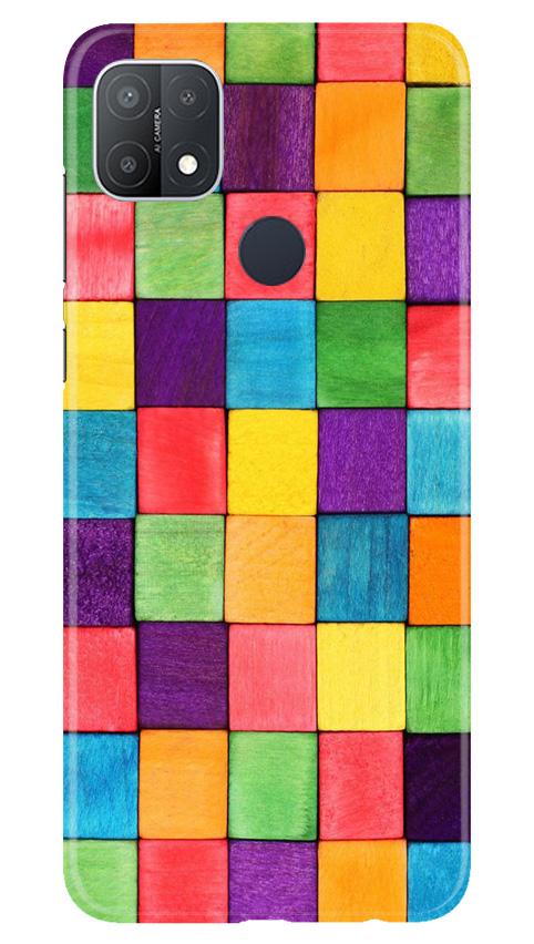 Colorful Square Case for Oppo A15s (Design No. 218)