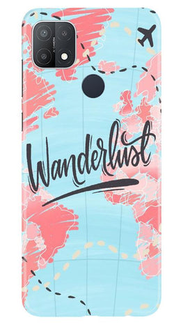 Wonderlust Travel Case for Oppo A15s (Design No. 223)