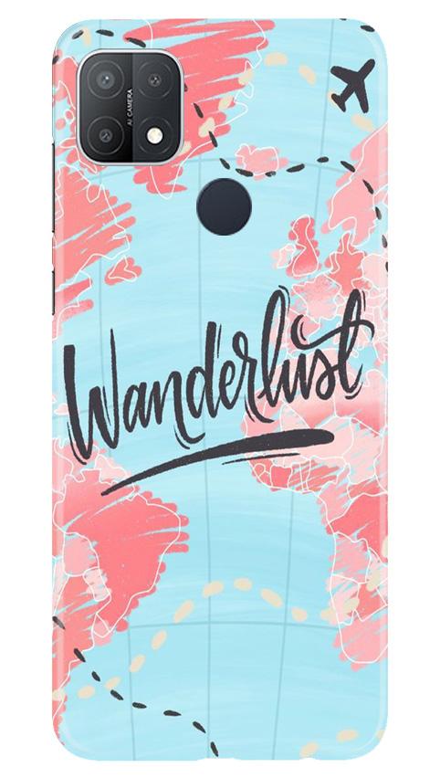 Wonderlust Travel Case for Oppo A15s (Design No. 223)