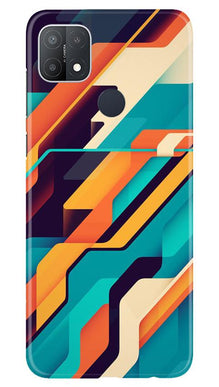 Modern Art Mobile Back Case for Oppo A15s (Design - 233)