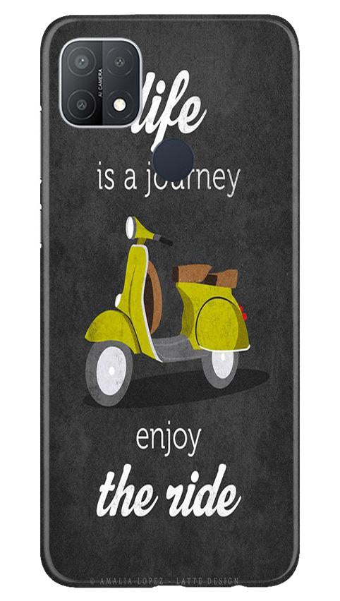 Life is a Journey Case for Oppo A15s (Design No. 261)