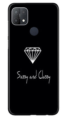 Sassy and Classy Mobile Back Case for Oppo A15s (Design - 264)