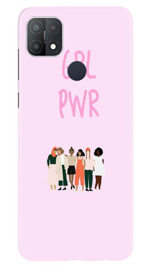 Girl Power Mobile Back Case for Oppo A15s (Design - 267)