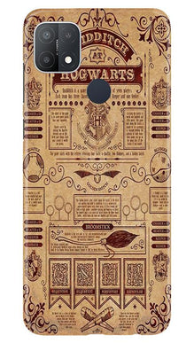 Hogwarts Mobile Back Case for Oppo A15s (Design - 304)