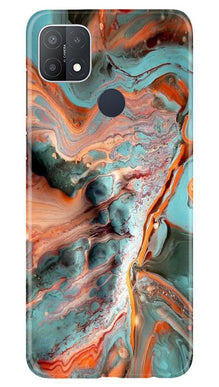 Marble Texture Mobile Back Case for Oppo A15s (Design - 309)