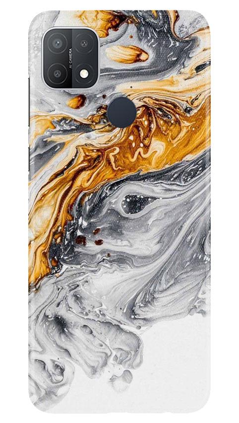 Marble Texture Mobile Back Case for Oppo A15s (Design - 310)