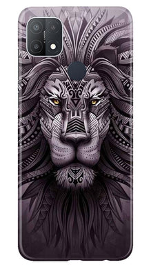 Lion Mobile Back Case for Oppo A15s (Design - 315)