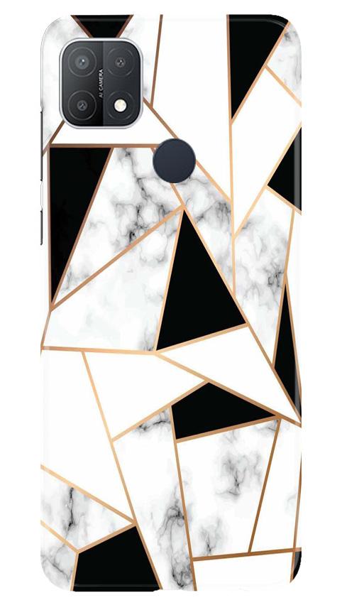 Marble Texture Mobile Back Case for Oppo A15s (Design - 322)